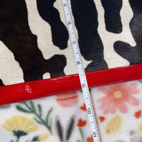 CEONI PIERO Leather Zebra Print Purse - Picture 6 of 12